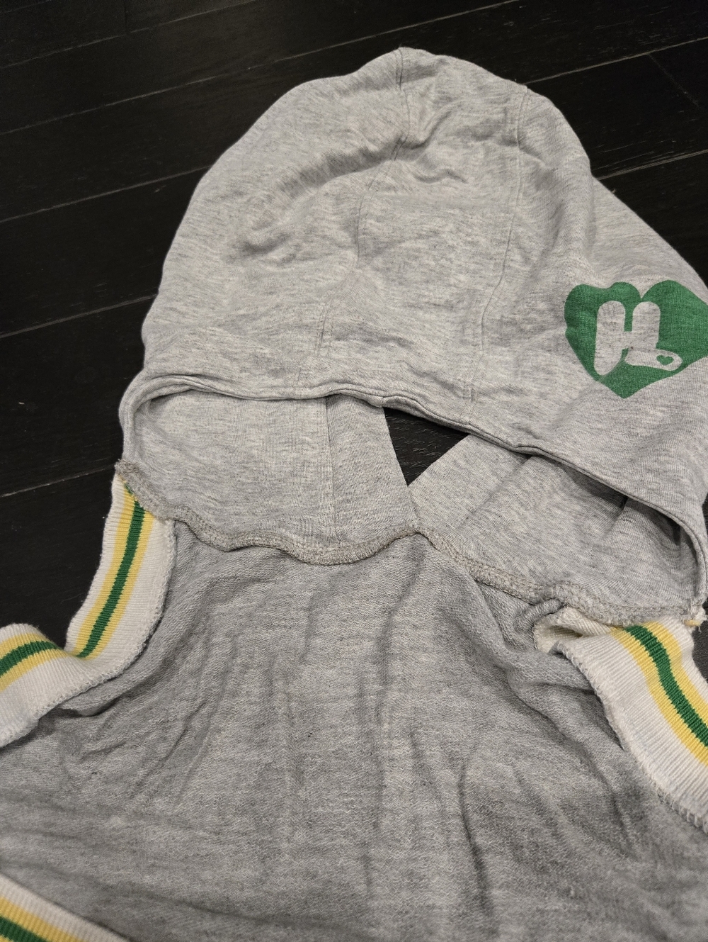 RARE Y2K Harajuku Lovers "Training Camp" Hoodie Tank - Gwen Stefani SZ L Kawaii - Picture 6 of 11